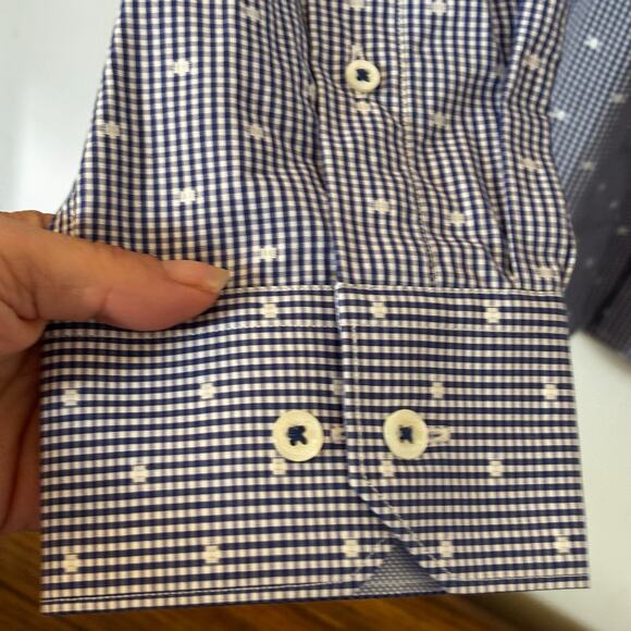 Men’s Bugatchi Vomu Shaped Fit Long Sleeve Button Down Shirt Sz 3XL - Picture 3 of 3